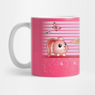 rabbit and friends Mug